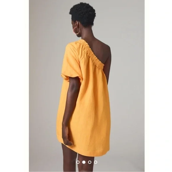 By Anthropologie One-Shoulder Waistless Mini Dress - Picture 2 of 4